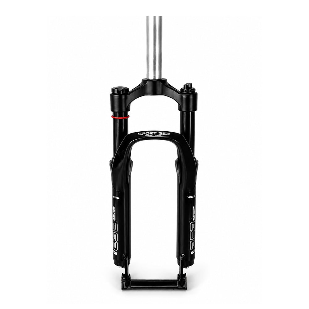 Suspensão 20 aço/alumínio ahead set 28.6mm com regulagem (preload) e trava mlo travel 40mm  modelo sport 353