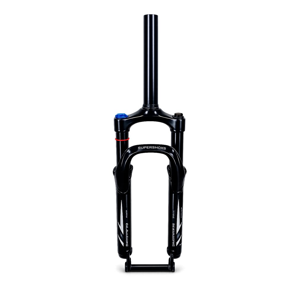 Suspensão 24 aço ahead set 28.6mm preta com canelas de 38mm e travel de 45mm paco