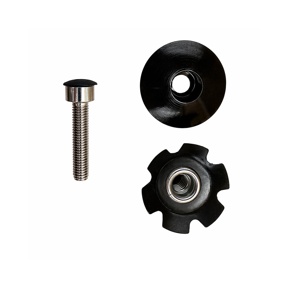 Tampa jogo direção aheadset preto sem logo  10pcs