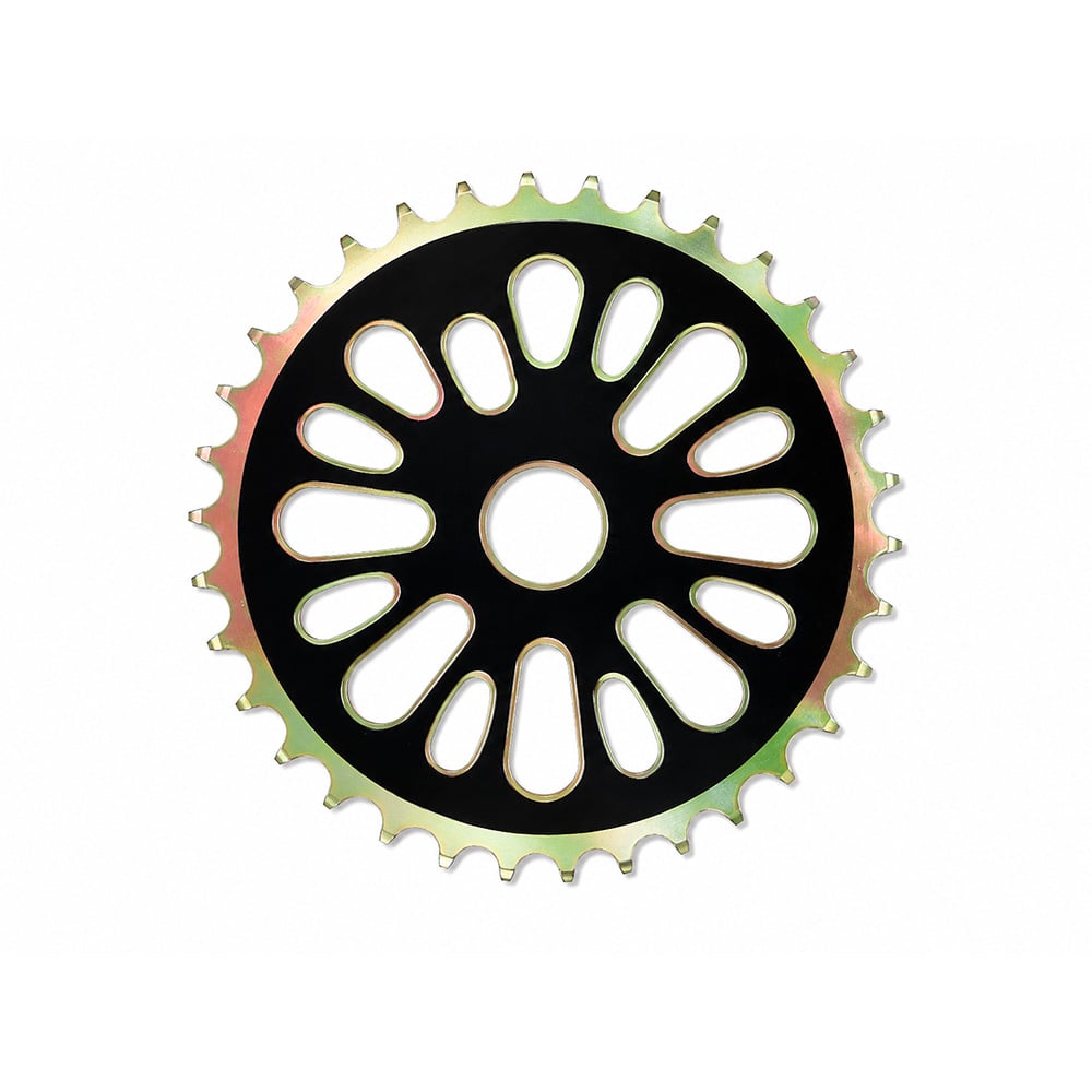 Roda dentada (coroa/engrenagem) design 1 36 d preta 2,00mm