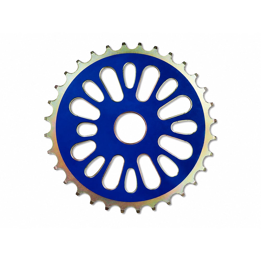 Roda dentada (coroa/engrenagem) design 1 36 d azul 2,00mm