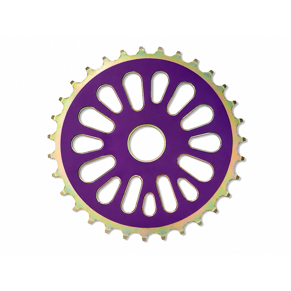 Roda dentada (coroa/engrenagem) design 1 36 d roxa 2,00mm
