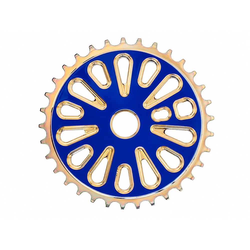 Roda dentada (coroa/engrenagem) design 1 40 d azul 2,00mm