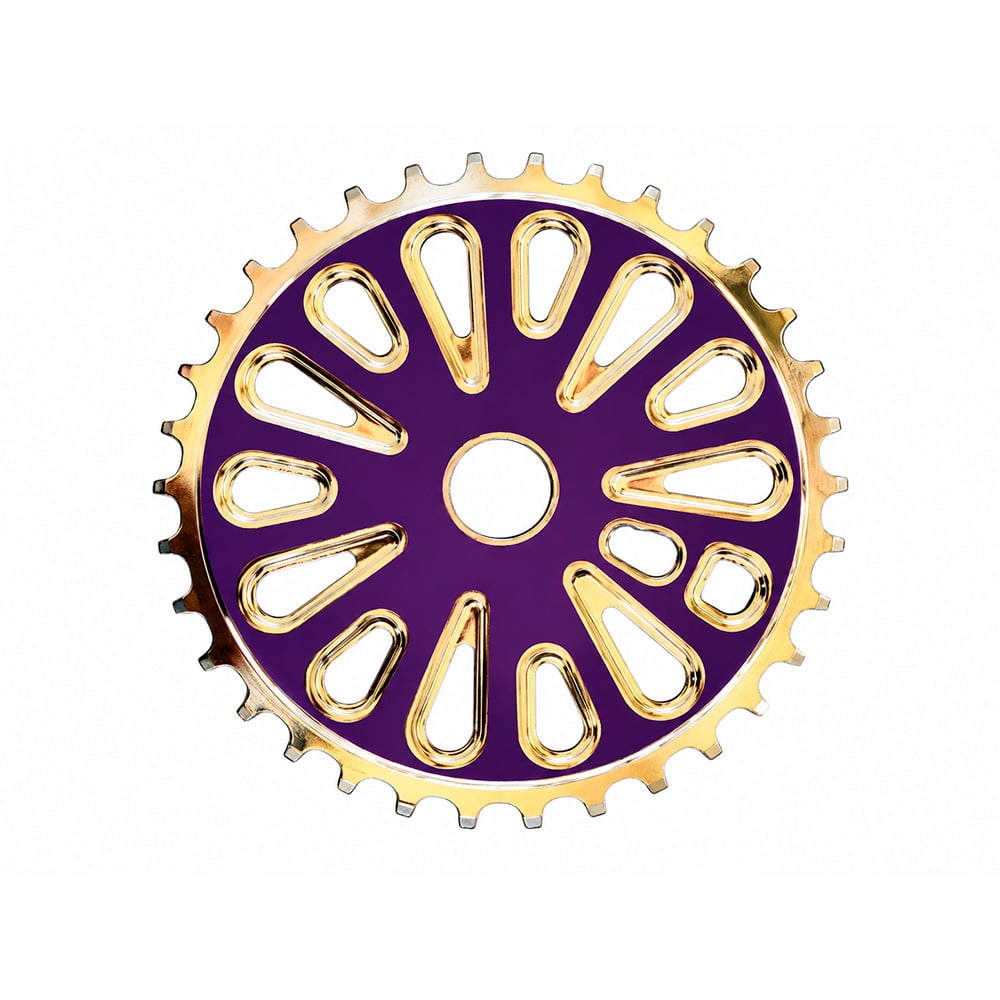 Roda dentada (coroa/engrenagem) design 1 40 d roxa 2,00mm