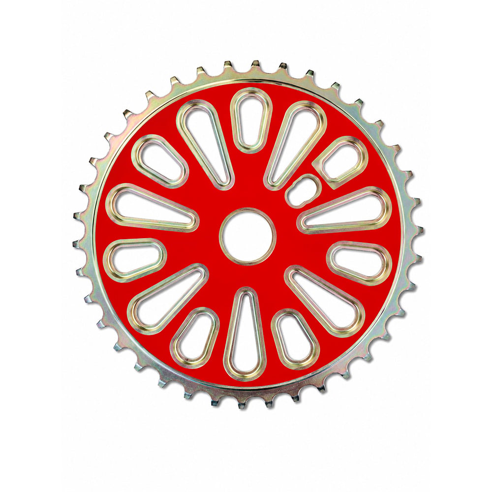 Roda dentada (coroa/engrenagem) design 1 44 d vermelha 2,20mm