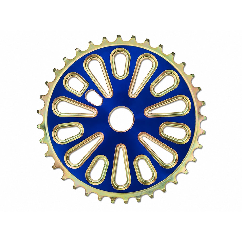 Roda dentada (coroa/engrenagem) design 1 44 d azul 2,20mm