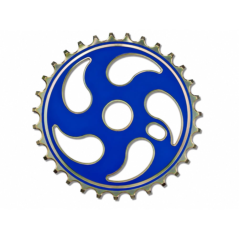 Roda dentada (coroa/engrenagem) design 2 36 d azul 2,00mm