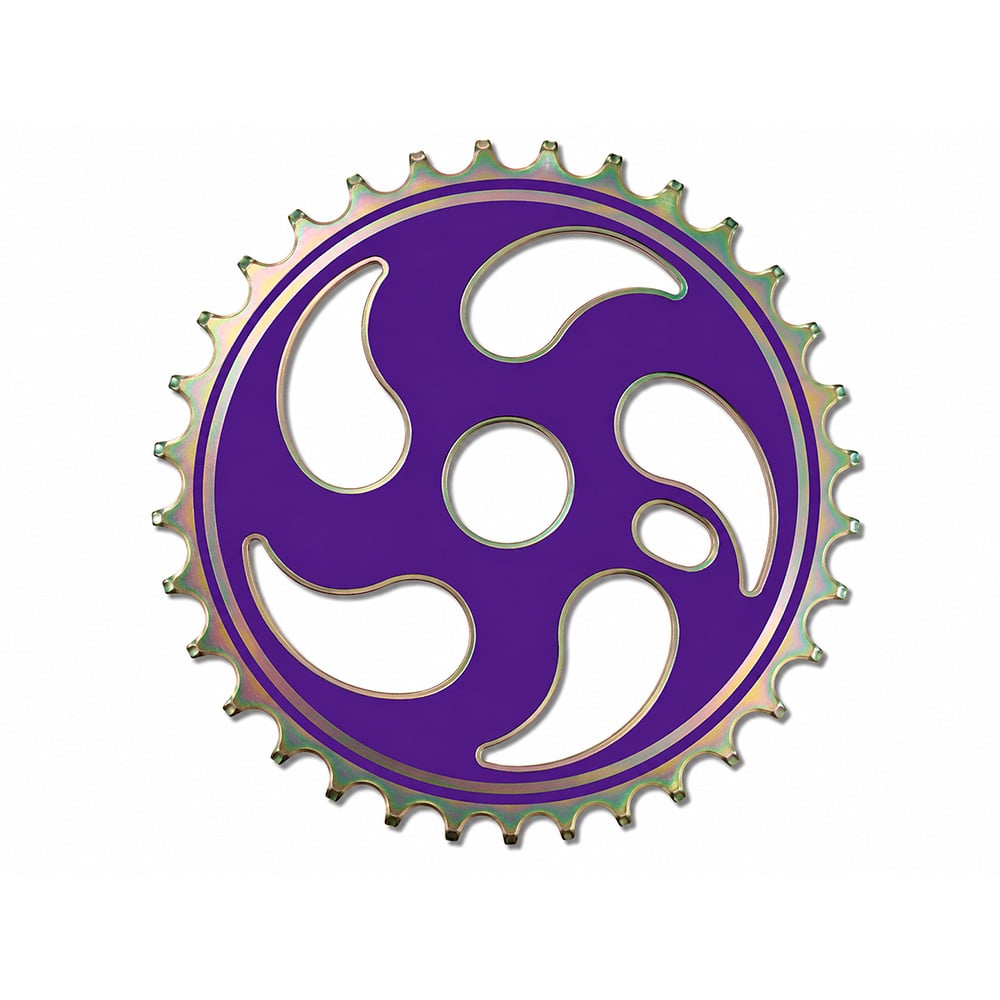 Roda dentada (coroa/engrenagem) design 2 36 d roxa 2,00mm