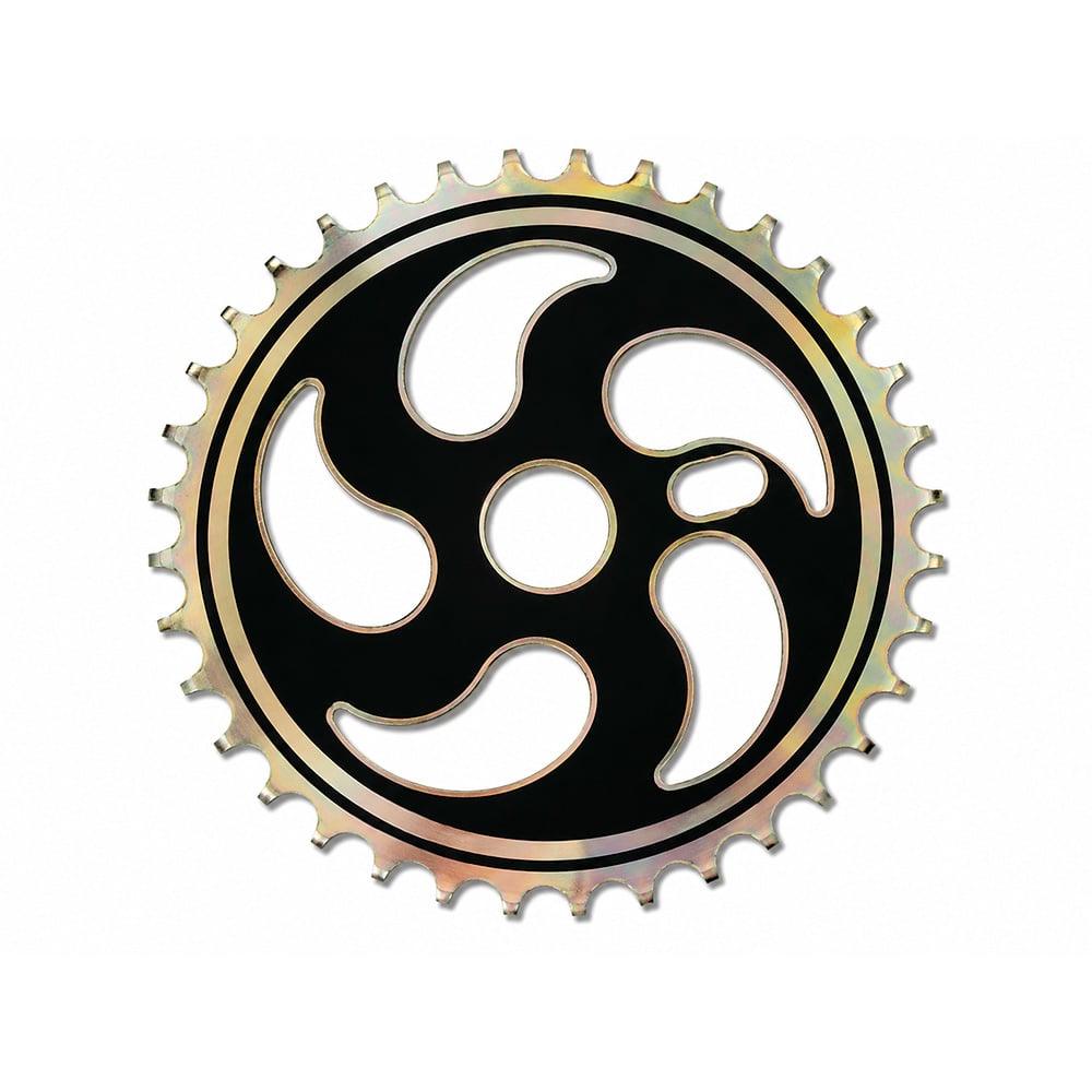 Roda dentada (coroa/engrenagem) design 2 40 d preta 2,00mm