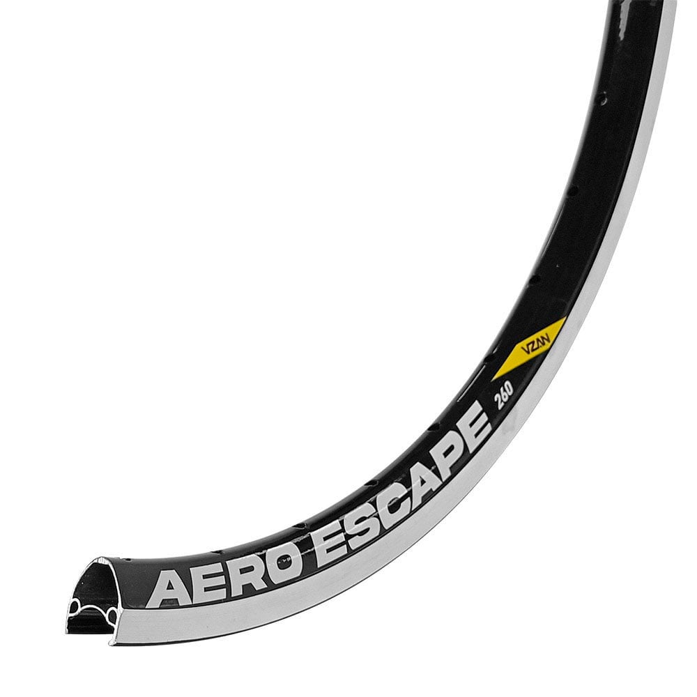 Aro 26x1.1/2 escape vbrake 36 furos preto com adesivo 