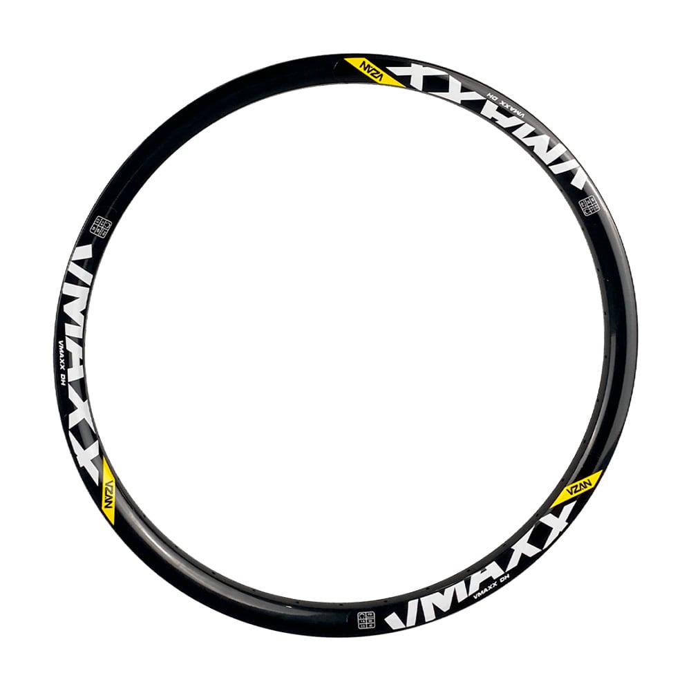Aro 29 vmaxx 36 furos preto com adesivo branco