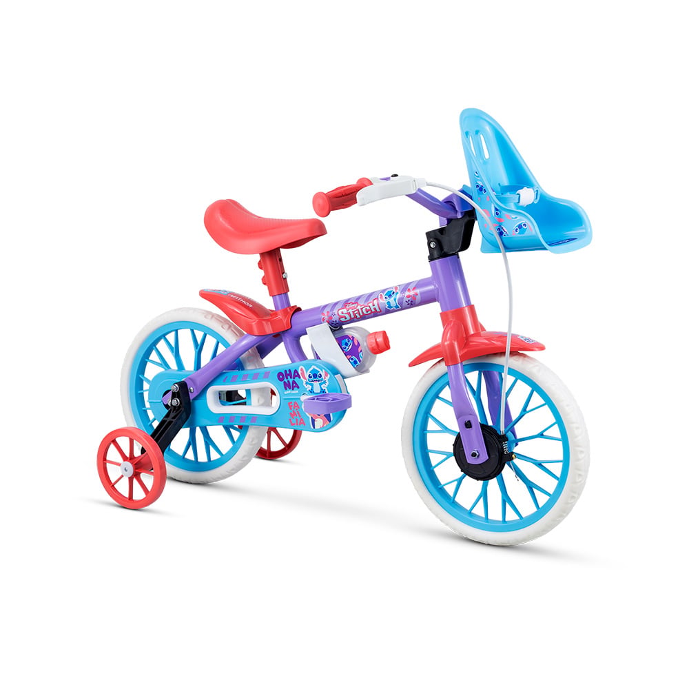 Bicicleta infantil aro 12 nathor stitch