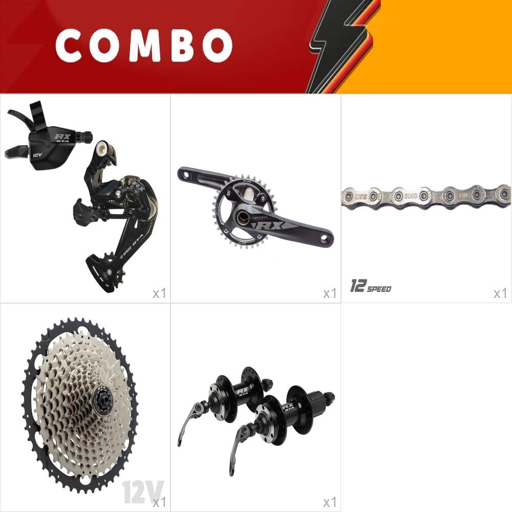 Combo 1x kit relação 12v - rx - confira itens