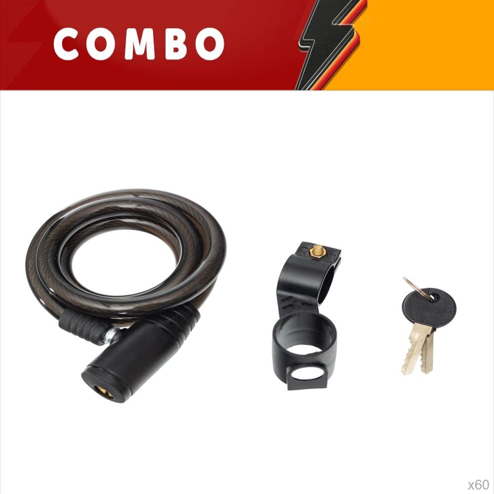                             férias <b>10%</b> - 60x cadeado aço 12mm x 1000mm preto com suporte com 2 chaves