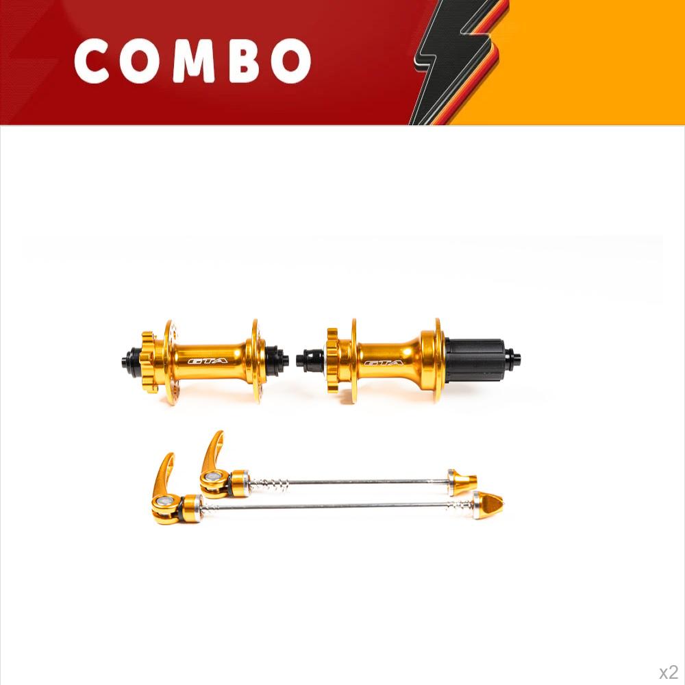                                                                 férias <b>5%</b> - 2x cubo barulhento aluminio par com rolamento dourado para cassetes de 8 a 12 velocidades com blocagem freehub 6 paws (barulhento)