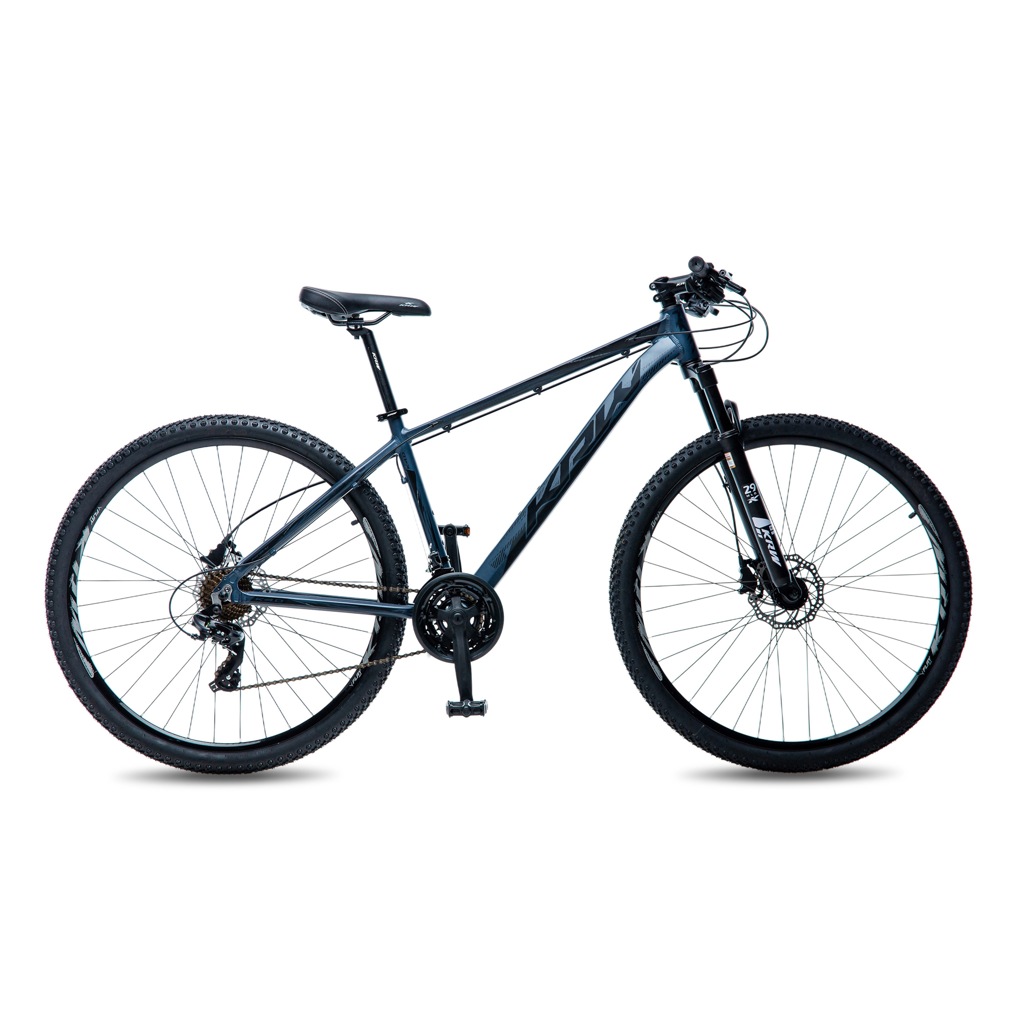 Bicicleta aro 29 krw alumínio 24 velocidades freio à disco w1 grafite/preto 17