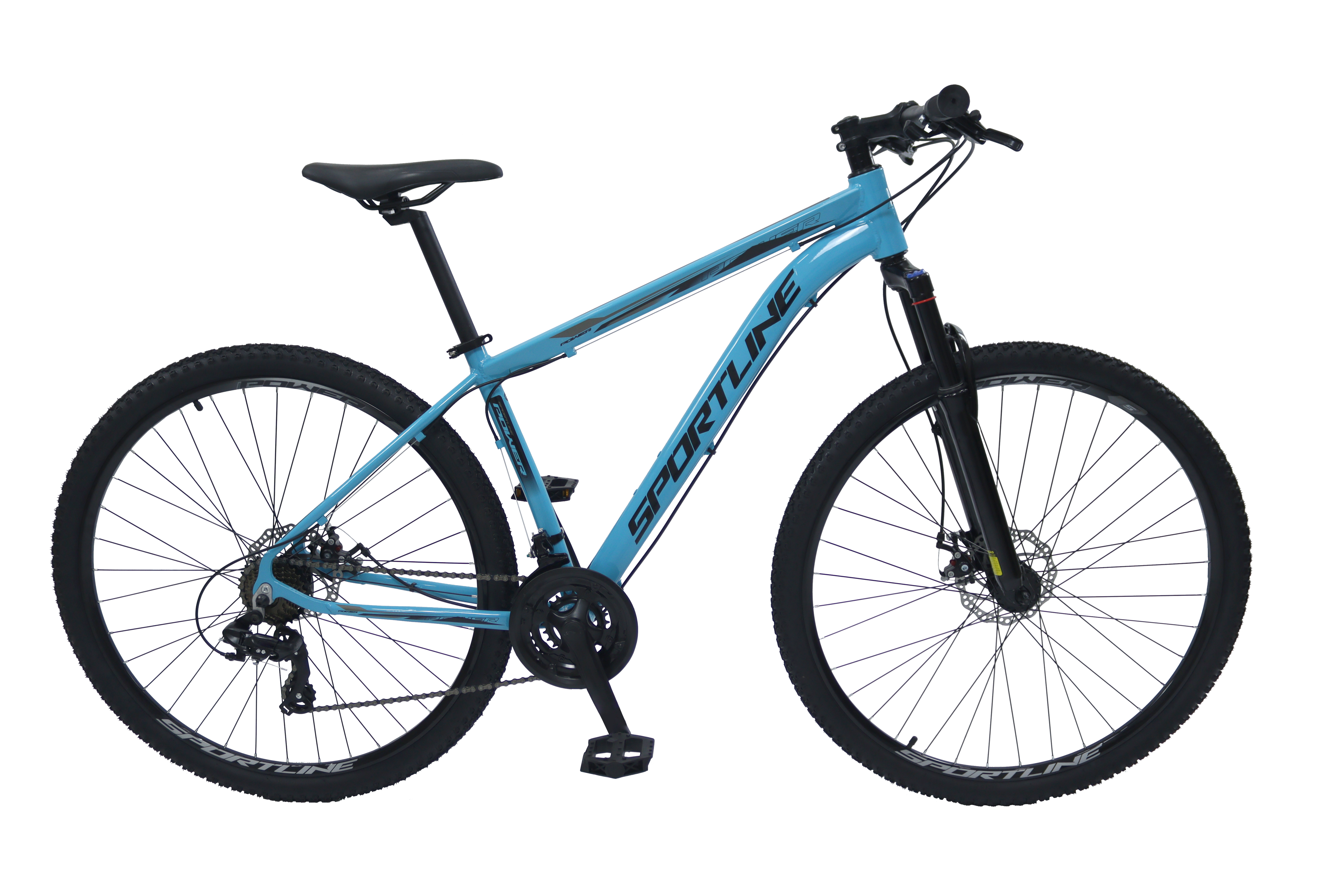 Bicicleta 29 importado 27v freio hidr. c/ trava cassete st11 azul/preto 19