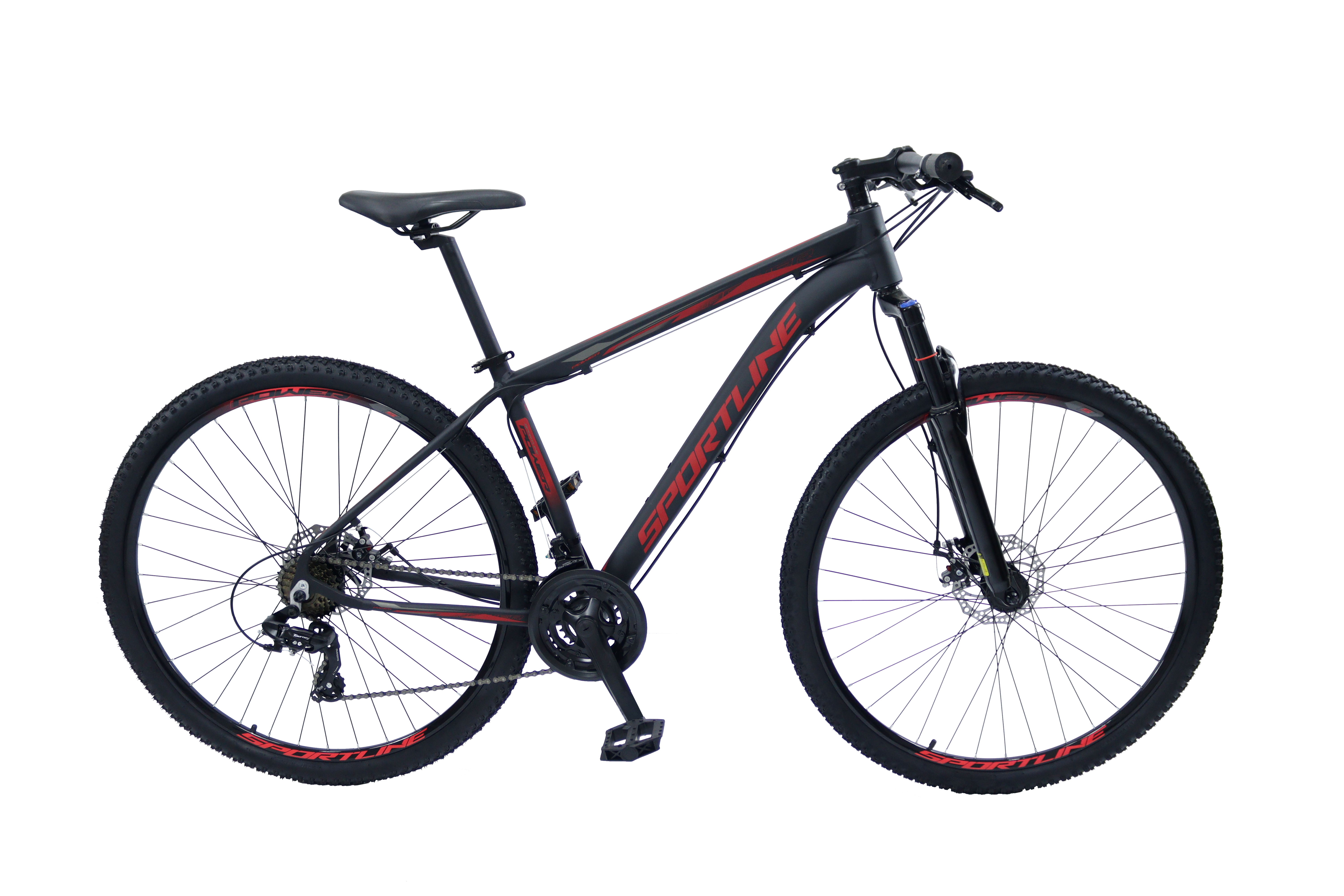 Bicicleta 29 shimano acera 27v freio hidráulico c/ trava cassete st8 preto/vermelho 19