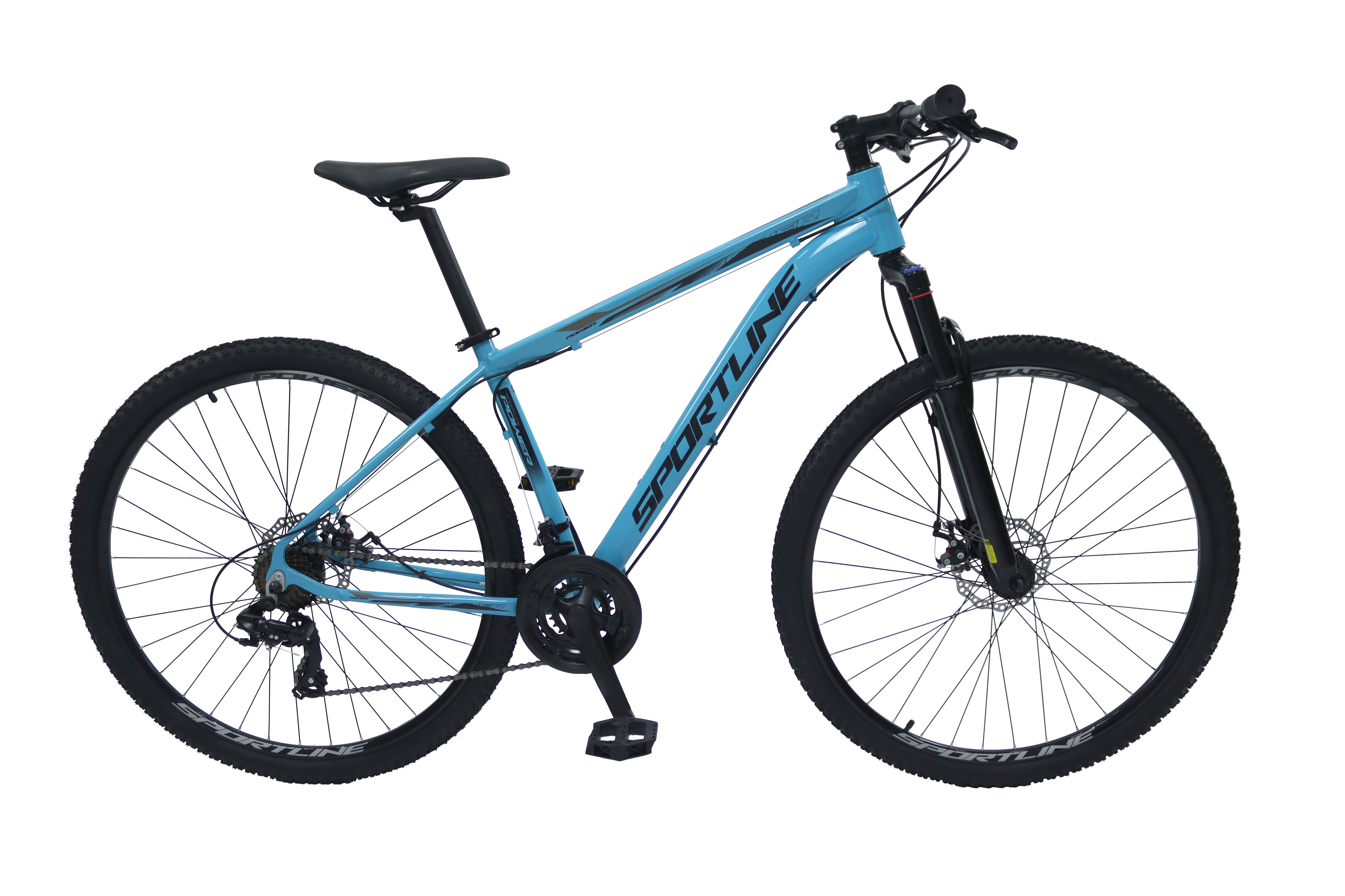 Bicicleta 29 shimano alivio 27v freio hidr. c/ trava cassete st10 azul/preto 17