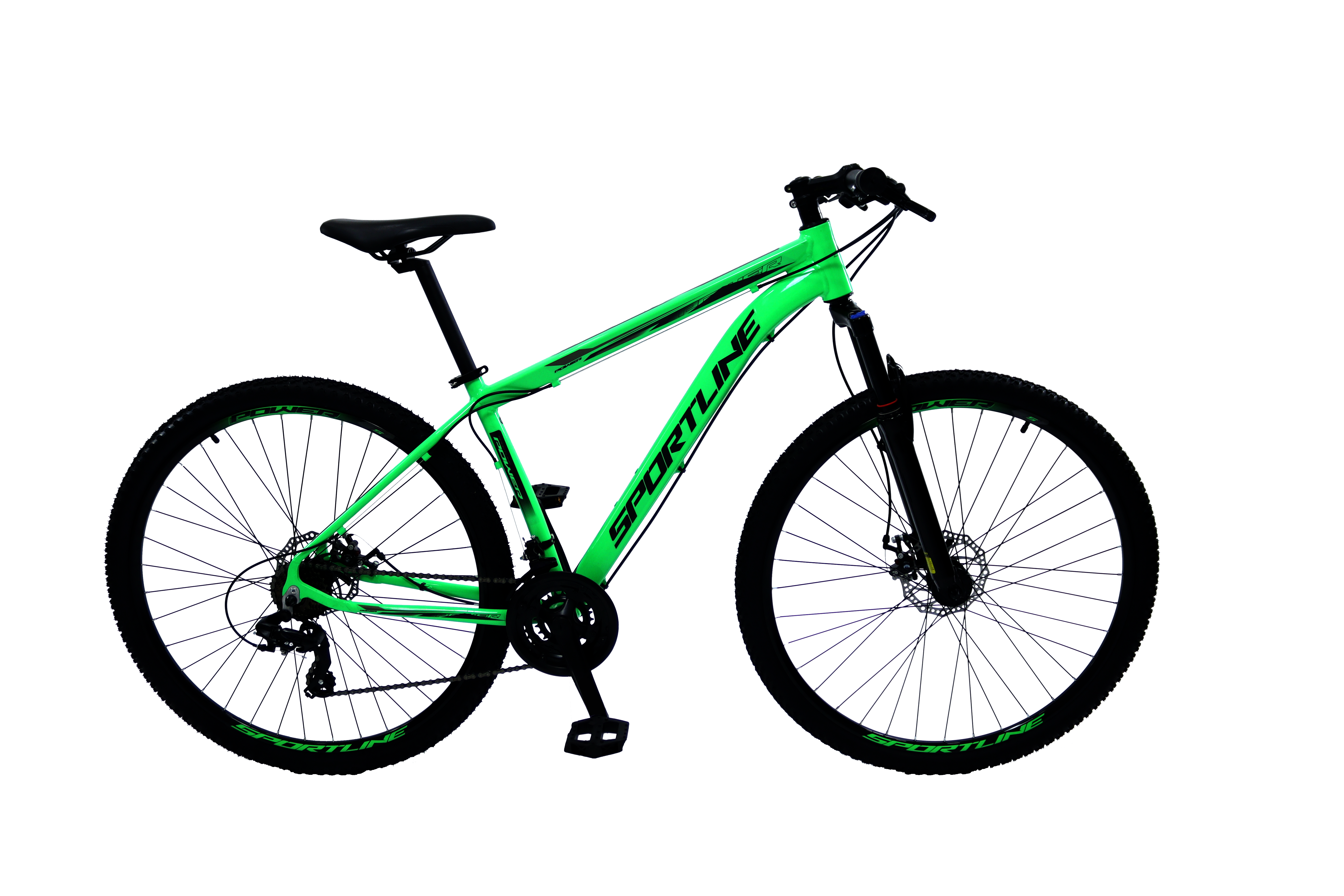 Bicicleta 29 shimano alivio 27v freio hidr. c/ trava cassete st10 verde/preto 17