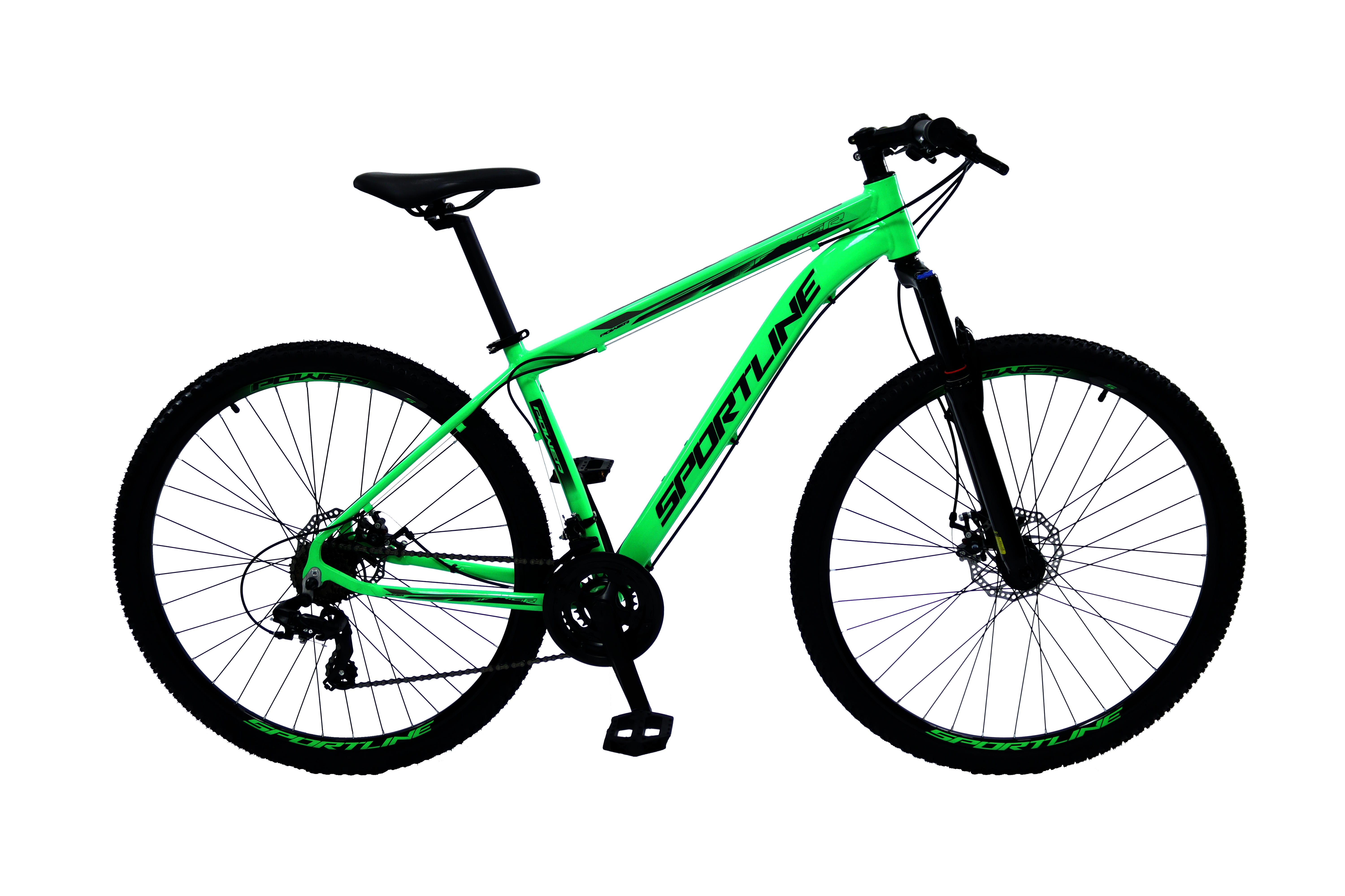 Bicicleta 29 shimano altus 24v freio hidráulico c/ trava st5 verde/preto 17