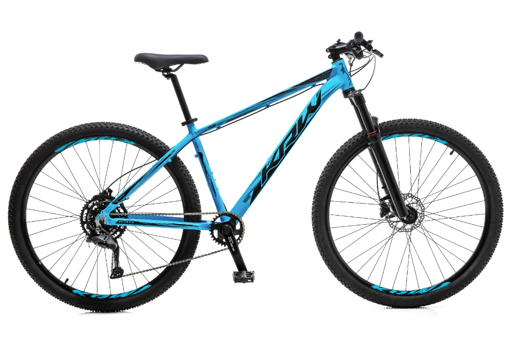 Bicicleta 29 alumínio shimano cues 9v freio hidr. trava guidão w17 azul/preto 21