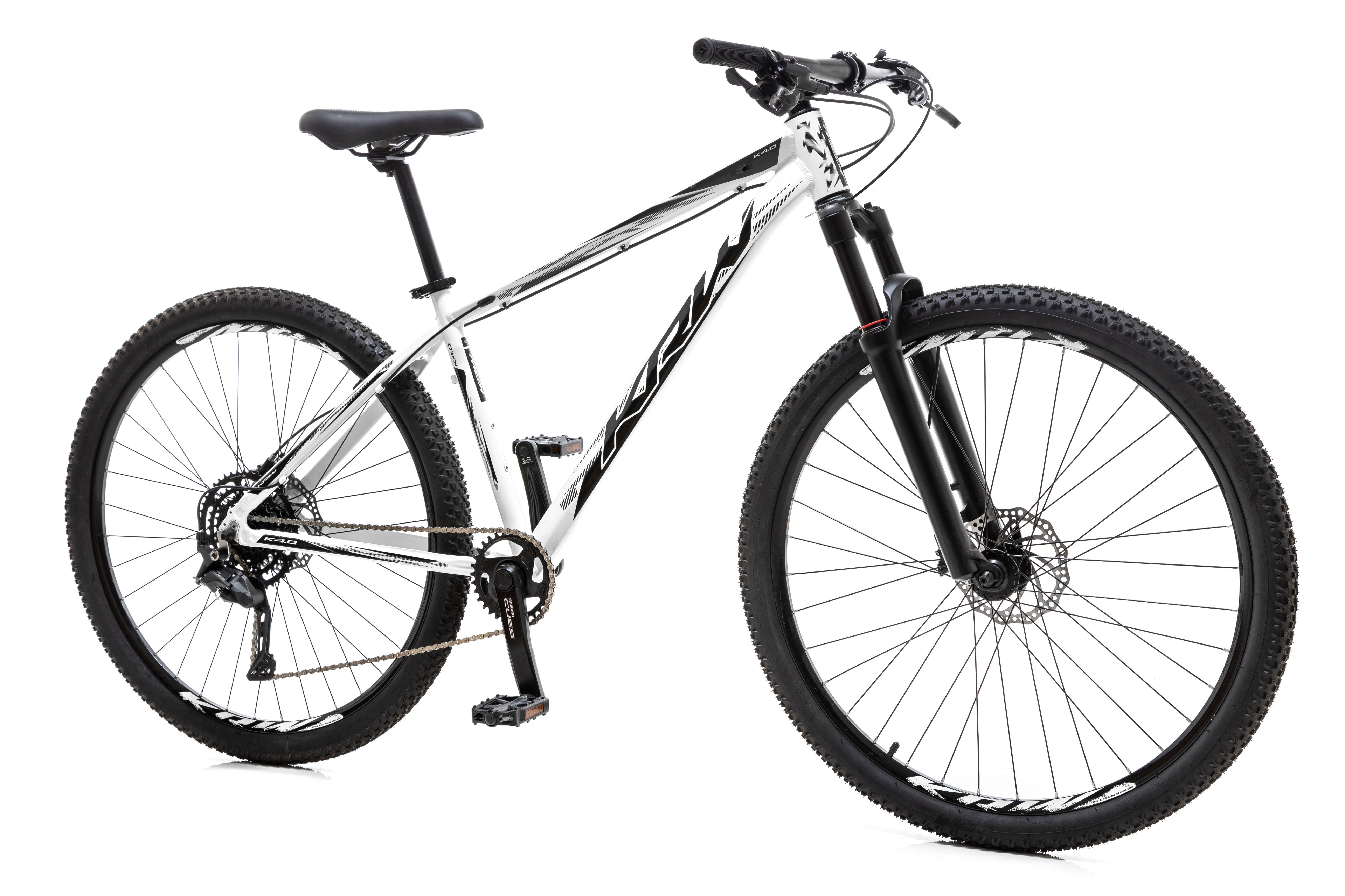 Bicicleta 29 alumínio shimano cues 9v freio hidr. trava guidão w17 branco/preto 17