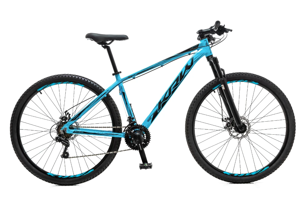 Bicicleta 29 alumínio shimano tz 21v freio a disco w20 azul/preto 17