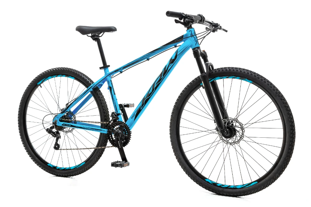Bicicleta 29 alumínio shimano tz 21v freio a disco w20 azul/preto 17