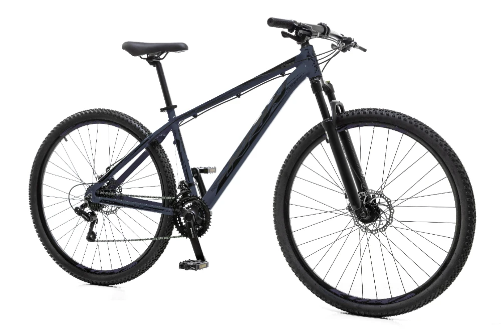 Bicicleta 29 alumínio shimano tz 21v freio a disco w20 grafite/preto 17