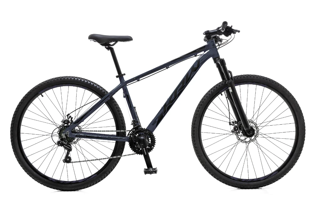 Bicicleta 29 alumínio shimano tz 21v freio a disco w20 grafite/preto 21
