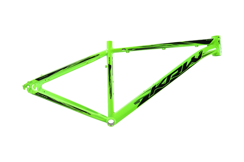 Quadro bicicleta aro 29 alumínio 6061 mtb krw 4.0 verde/preto 19