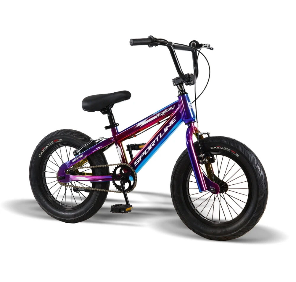Bicicleta infantil aro 16 bigboy menino freio v-brake m16 rainbow