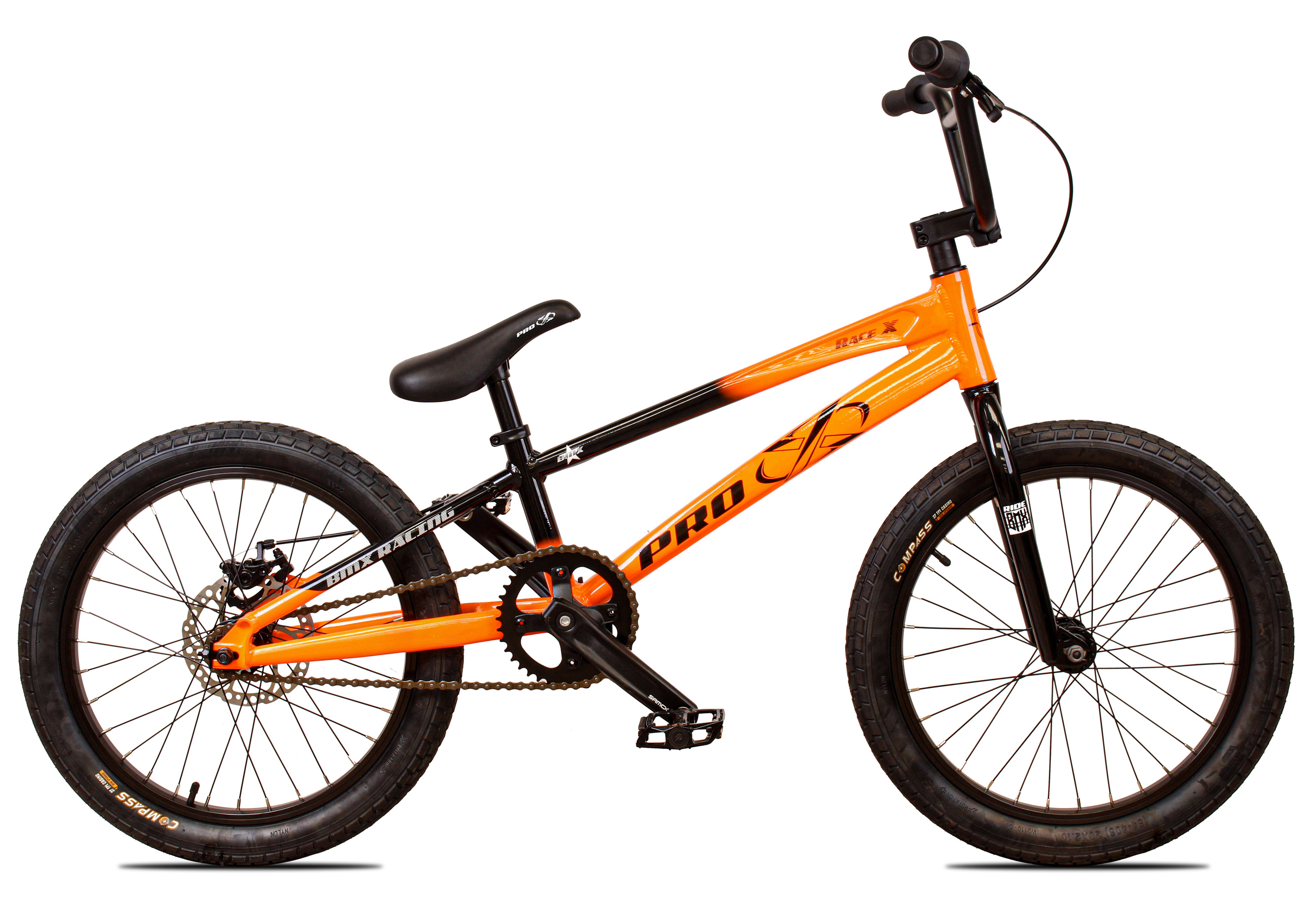 Bicicleta bmx race profissional aro 20 pro-x freio a disco