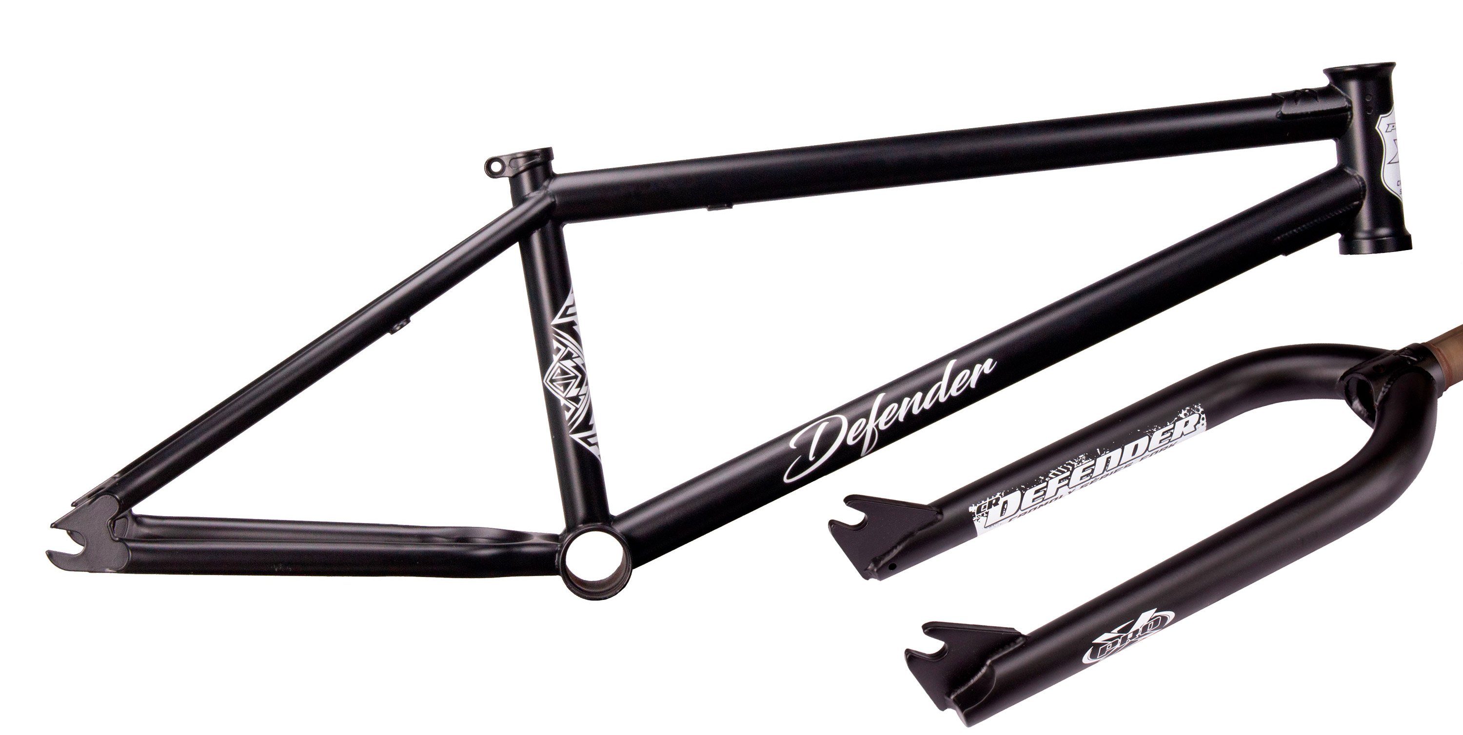 Quadro/garfo pro-x cr-mo defender 2025 - preto tamanho:21