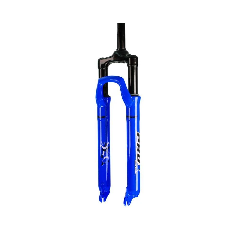 Garfo suspensão pro-x 26 e 29 grau s/grava 100mm freio disco cor azul