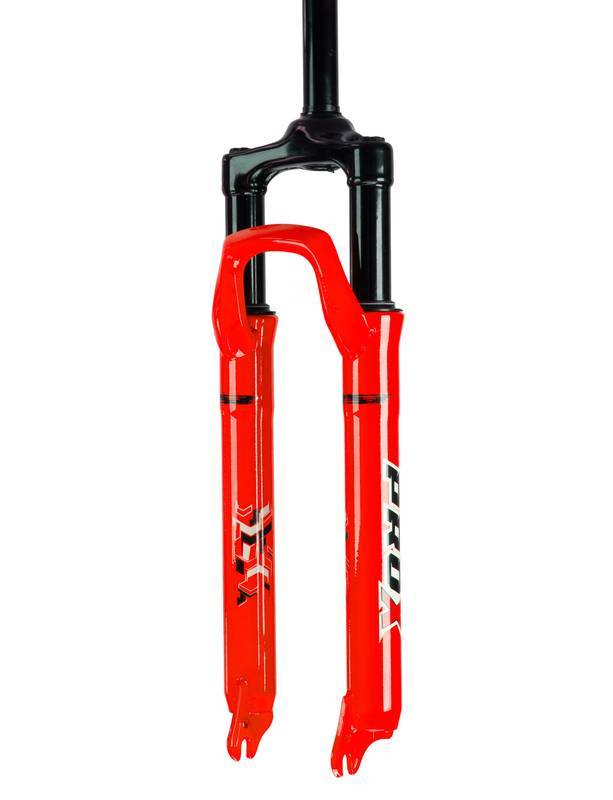 Garfo suspensão pro-x 26 e 29 grau s/grava 100mm freio disco cor vermelho