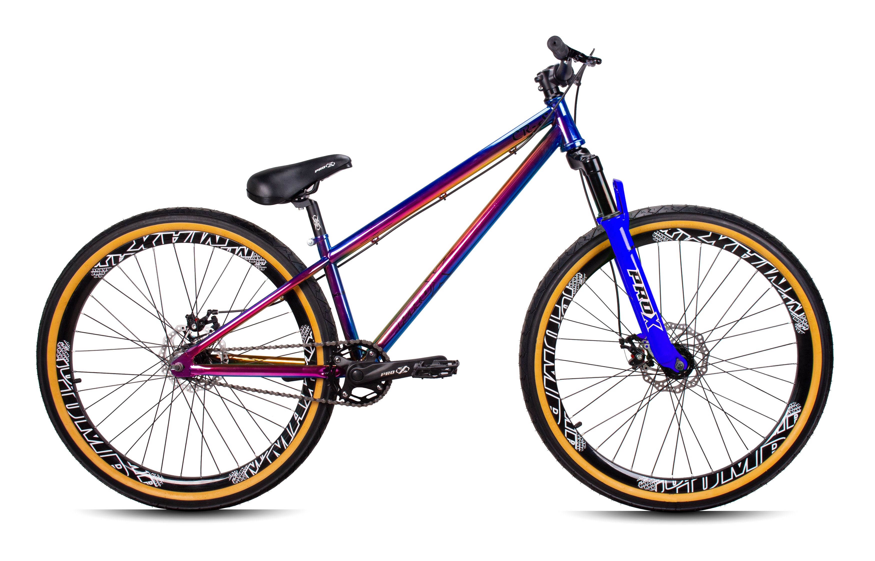 Bicicleta aro 26 pro-x freeride cr-s camaleao - susp. azul