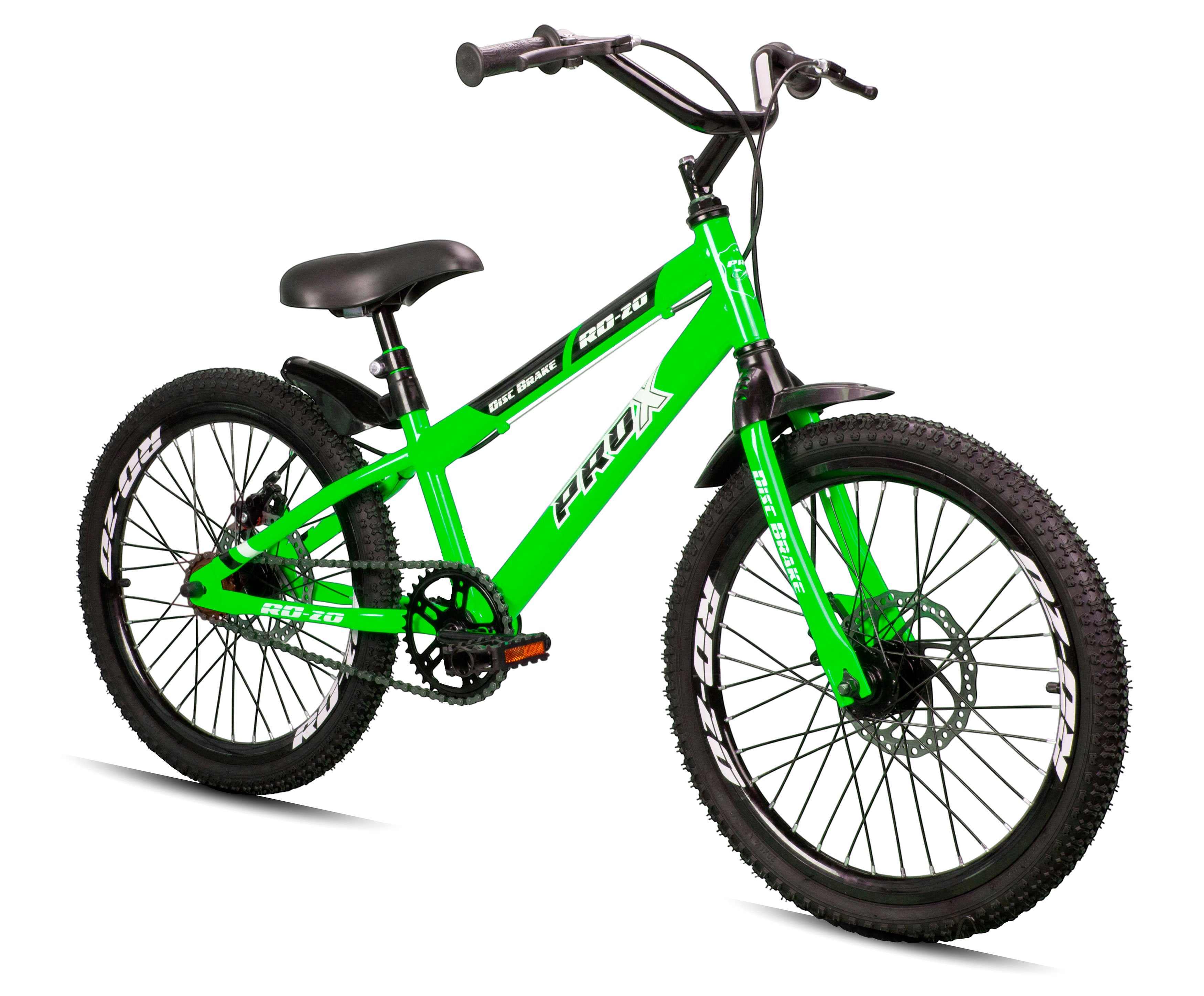 Bicicleta aro 20 pro-x rd20 freio a disco - 2026 - verde