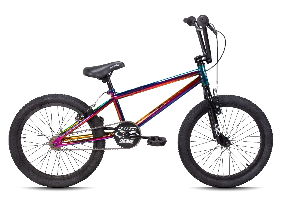 Bicicleta aro 20 bmx pro-x serie 5 pintura camaleao - 2026
