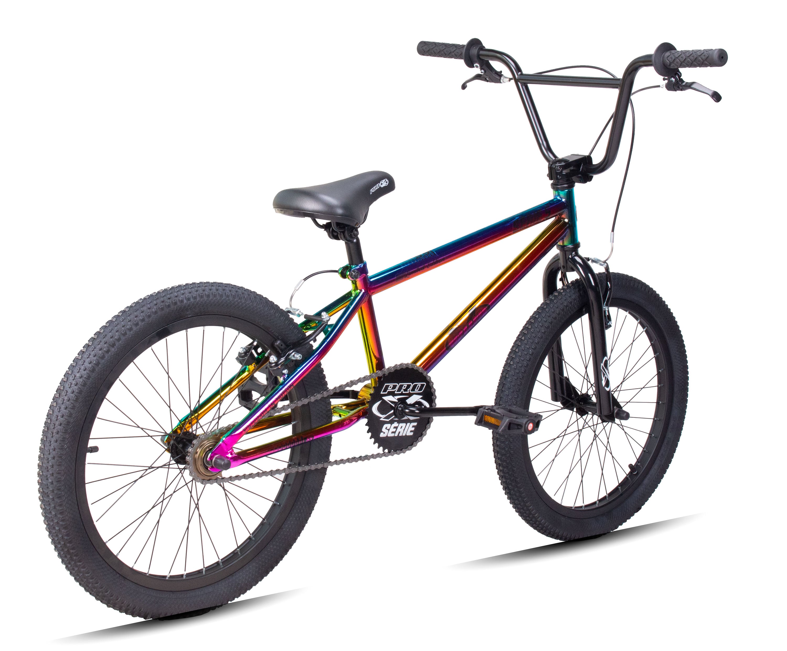 Bicicleta aro 20 bmx pro-x serie 5 pintura camaleao - 2026