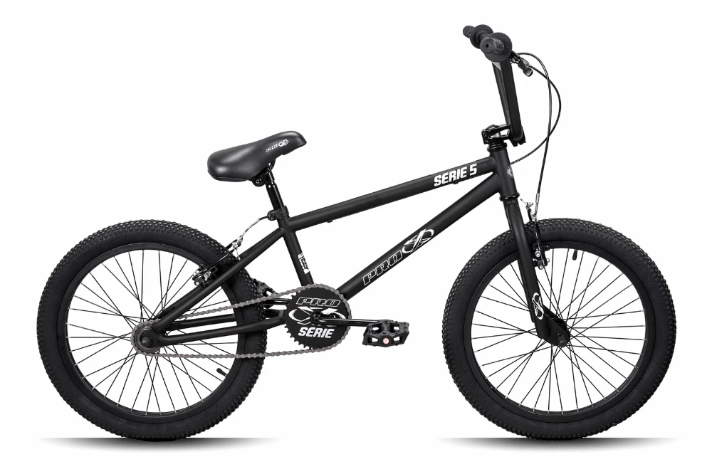 Bicicleta aro 20 bmx pro-x serie 5 preto fosco - 2026