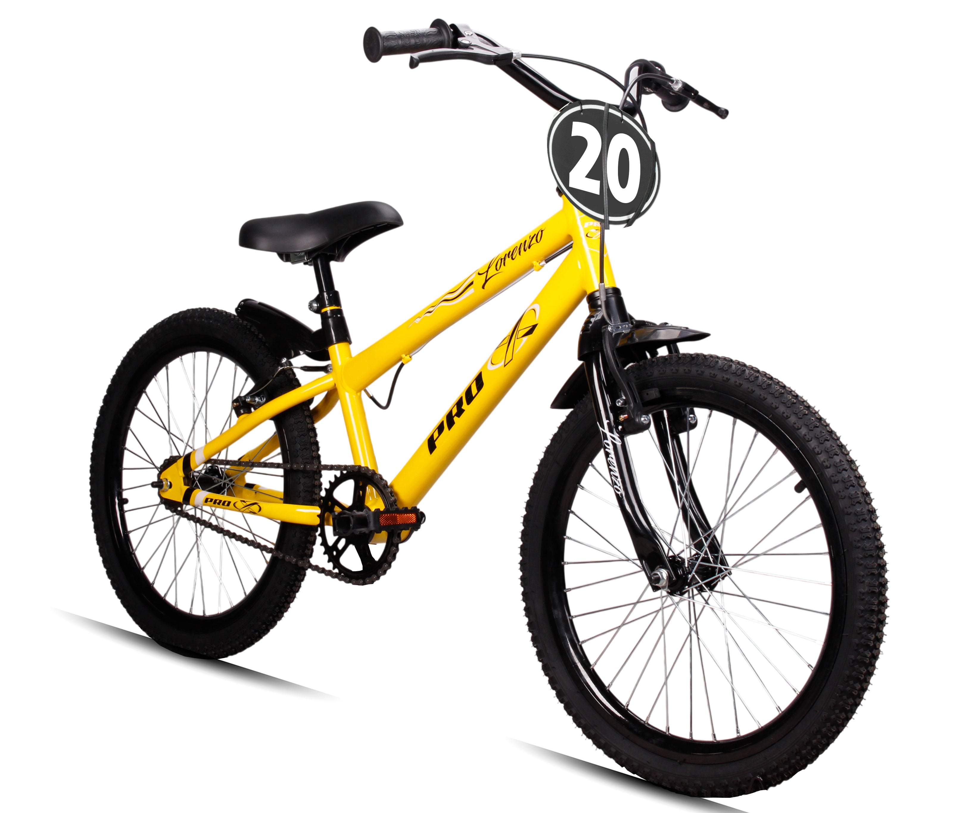 Bicicleta aro 20 pro-x lorenzo - 2026 - amarelo