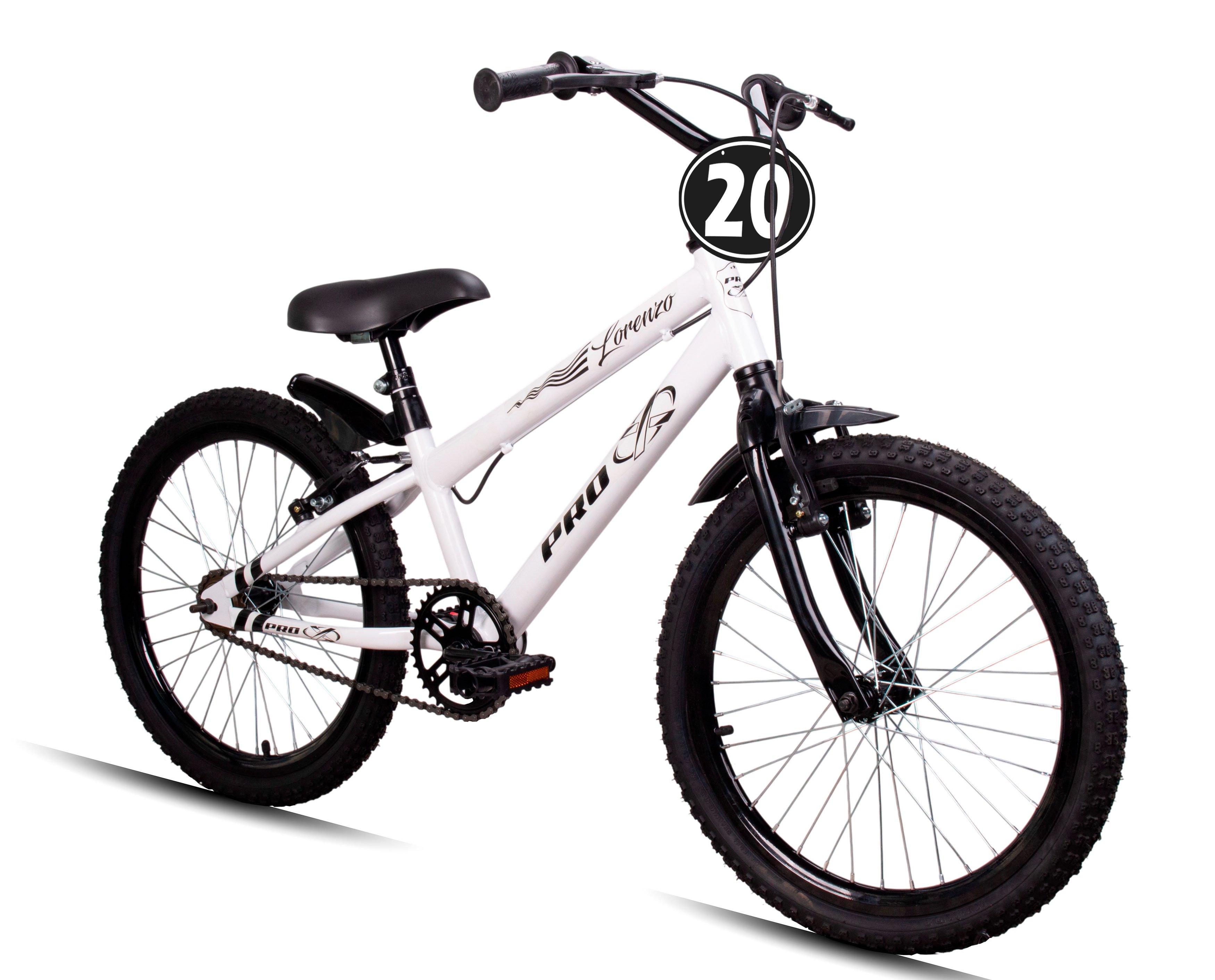 Bicicleta aro 20 pro-x lorenzo - 2026 - branco