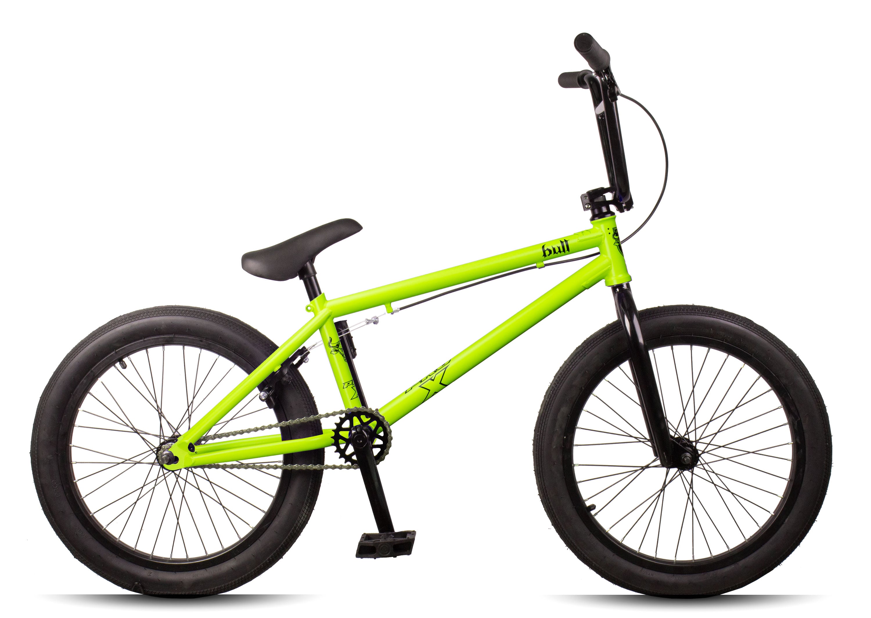 Bicicleta aro 20 bxm pro-x bull 20.5 - 2026 amarelo neon fosco