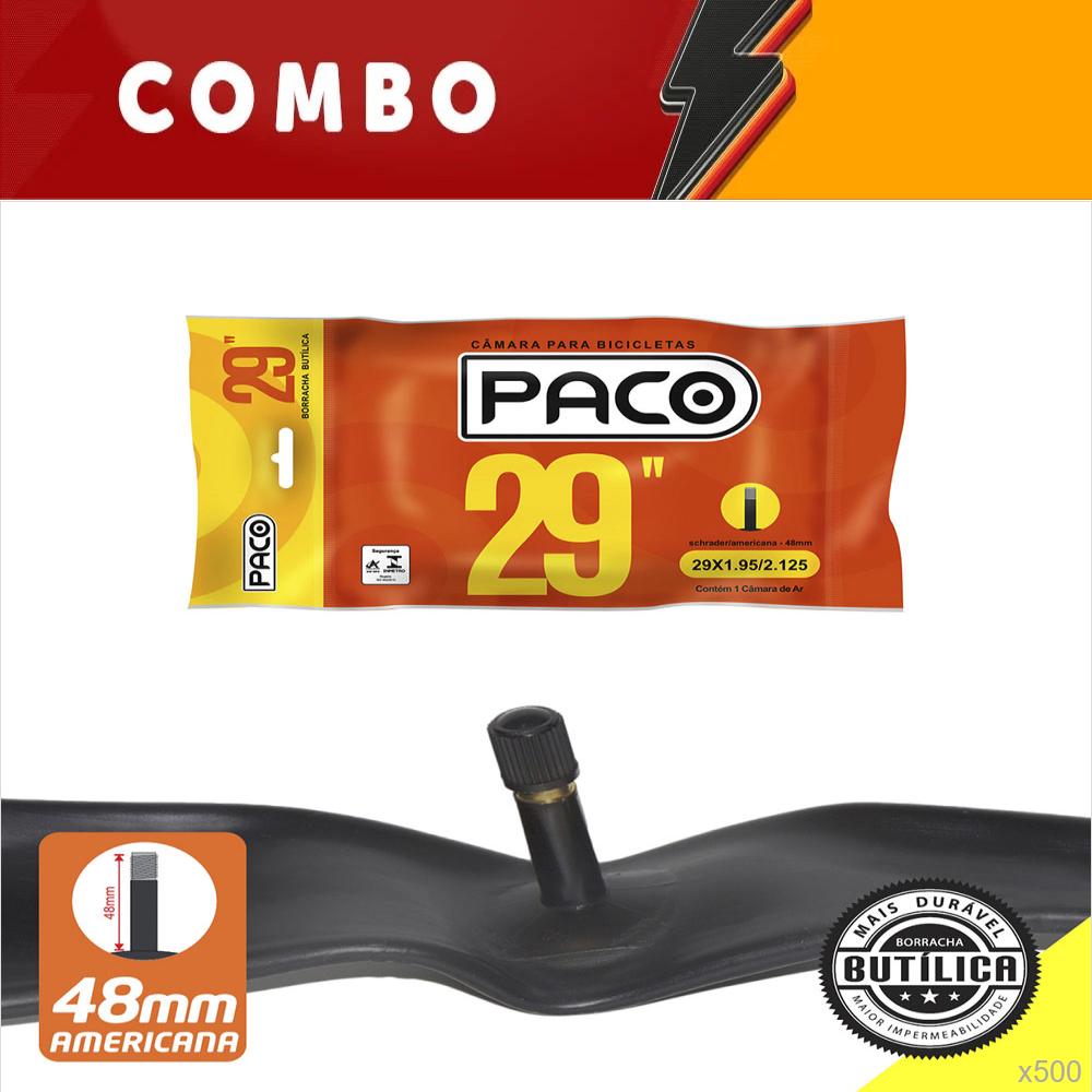                             férias <b>5%</b> - 100x câmara aro 29x1.95/2.125 borracha butílica válvula americana 48mm