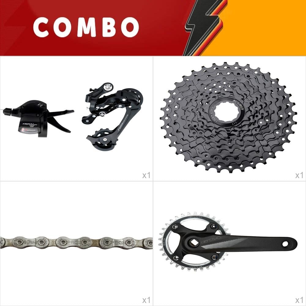 Combo 1x kit relação 9v sunrun