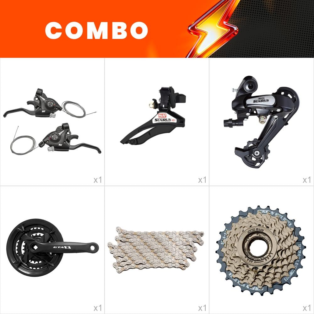  combo 1x kit relação <b>21v sunrun</b>