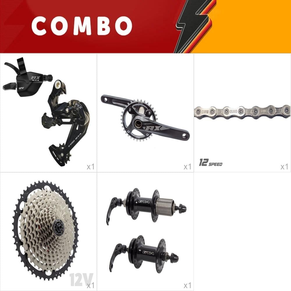 Combo 1x kit relação 12v - rx - confira itens