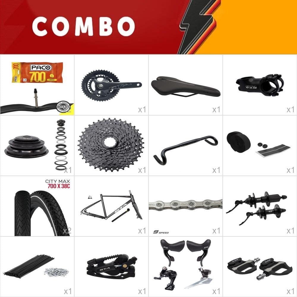         combo 1 bike gravel across 2.0 tam 56 grafite - falta aros - confira itens